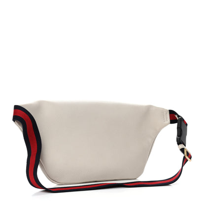 Gucci Grained Calfskin Logo Belt Bag White 2 of 4