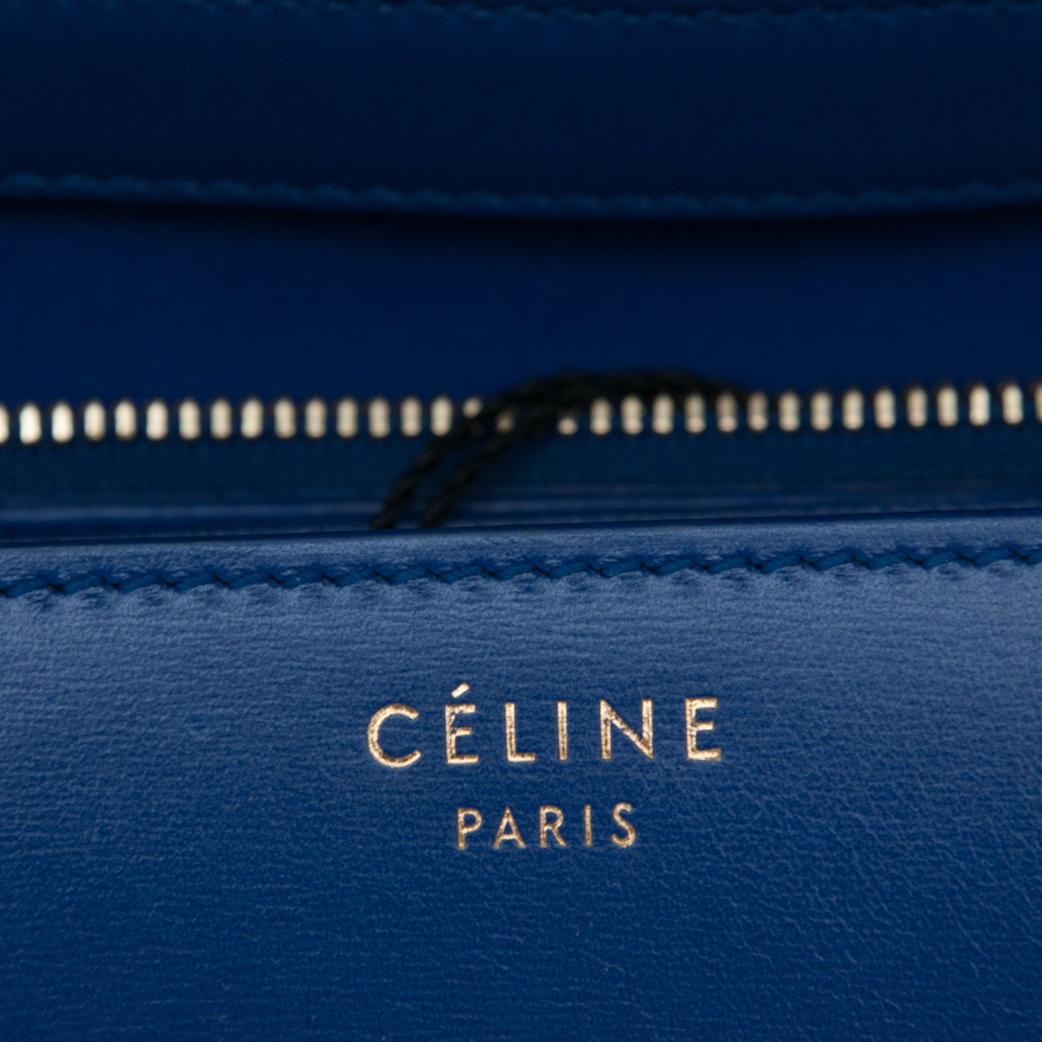 Celine Box Calfskin Medium Classic Box Flap Bag Indigo 6 of 7