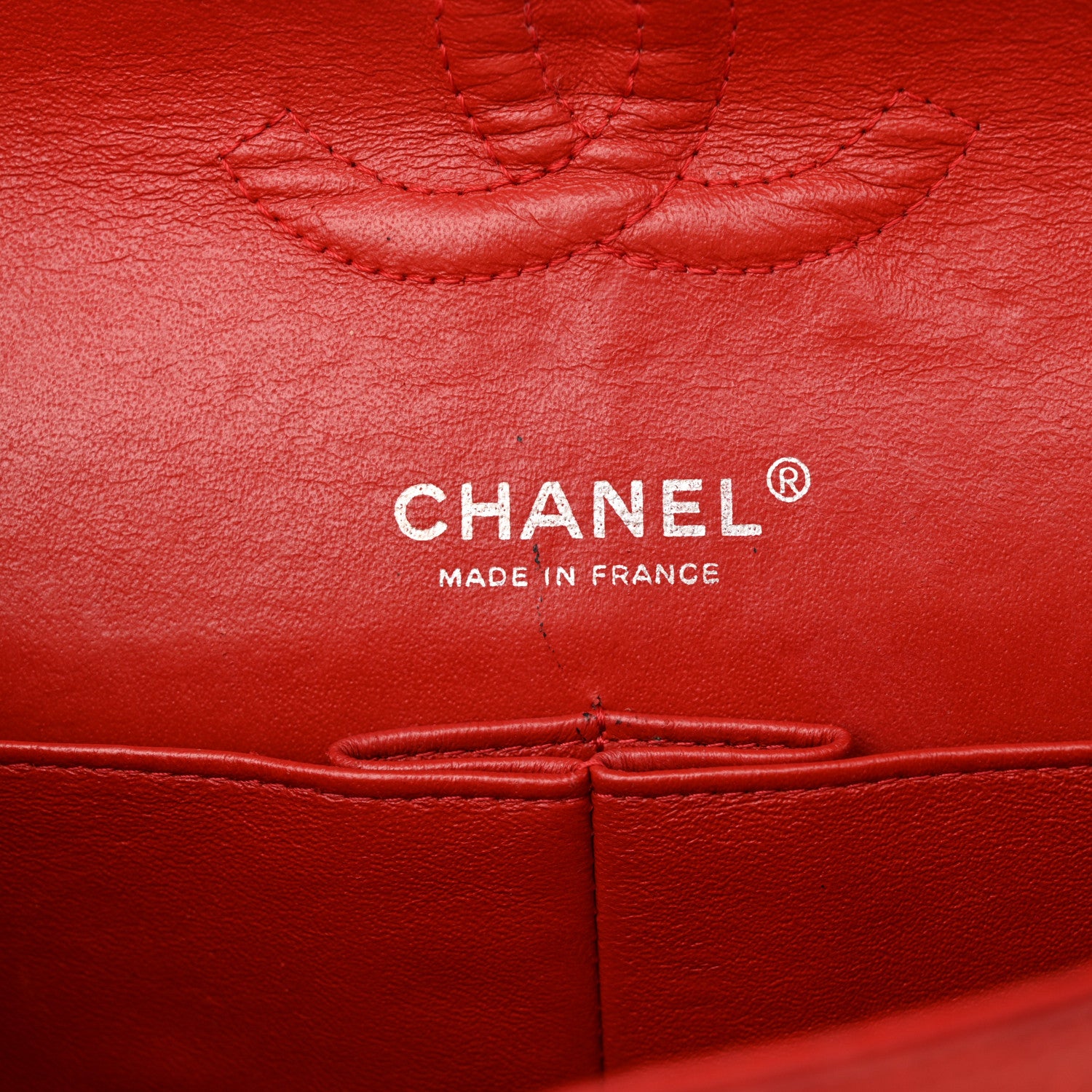 Chanel Lambskin Quilted Medium Double Flap Red 5 of 20