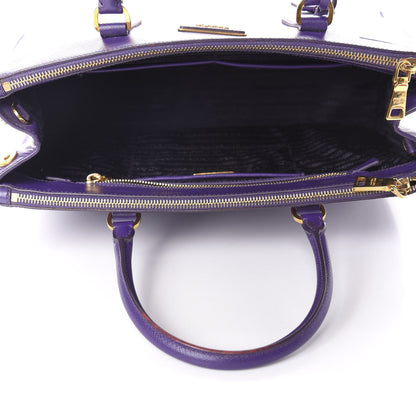 Prada Saffiano Medium Galleria Double Zip Tote Viola 5 of 11