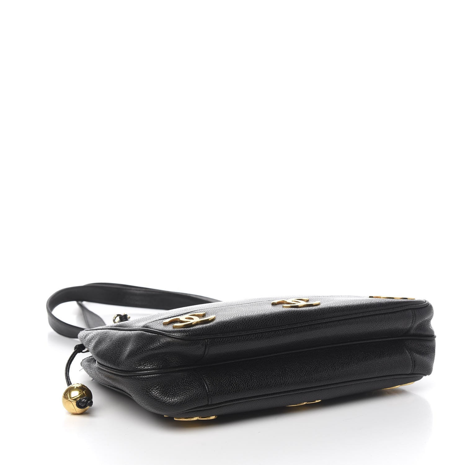 Chanel Caviar CC Shoulder Bag Black 3 of 12