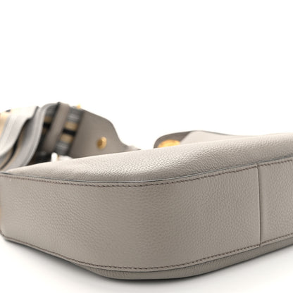 Prada Vitello Phenix Small Zippered Messenger Hobo Argilla 8 of 9