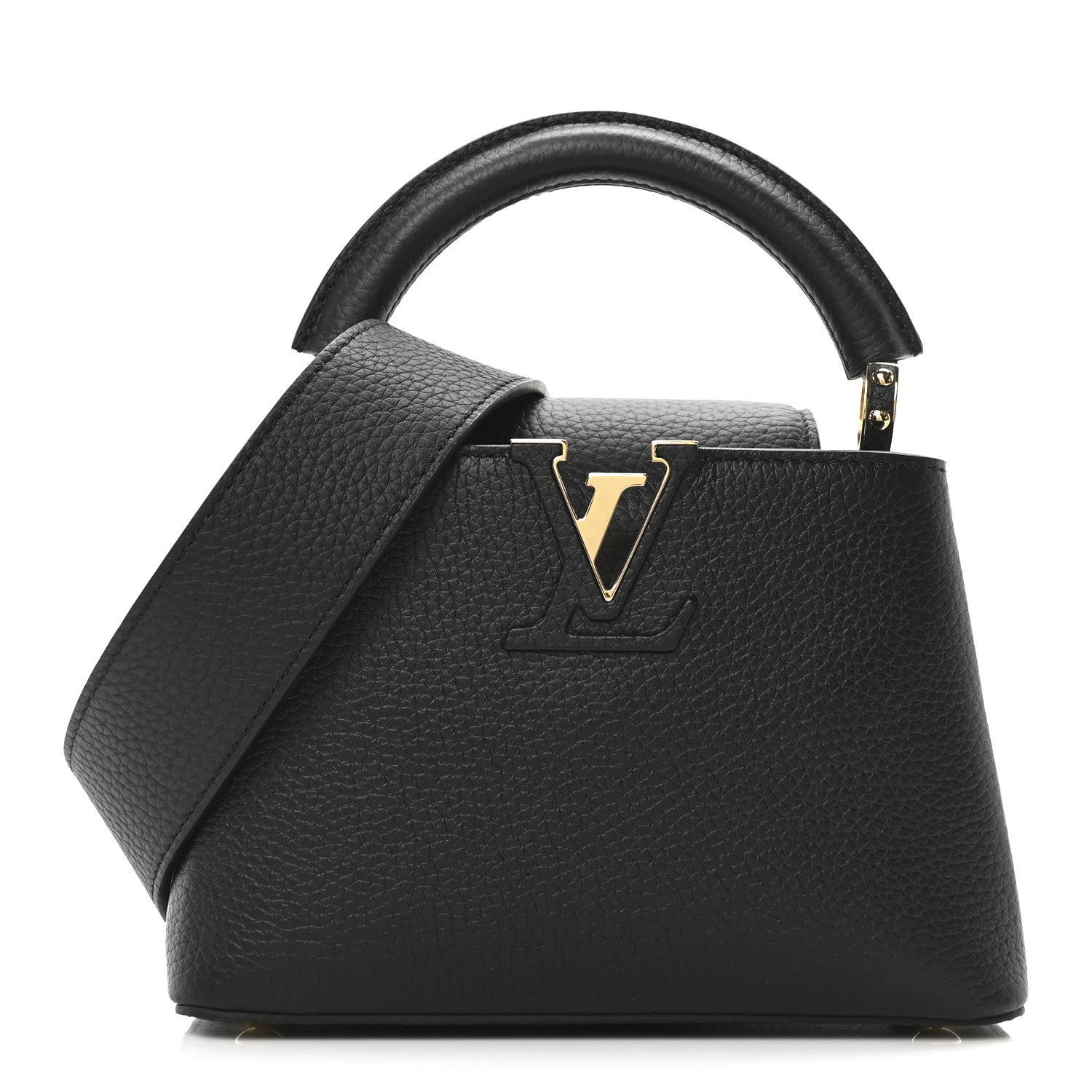 Louis Vuitton Taurillon Mini Capucines Black 1 of 9