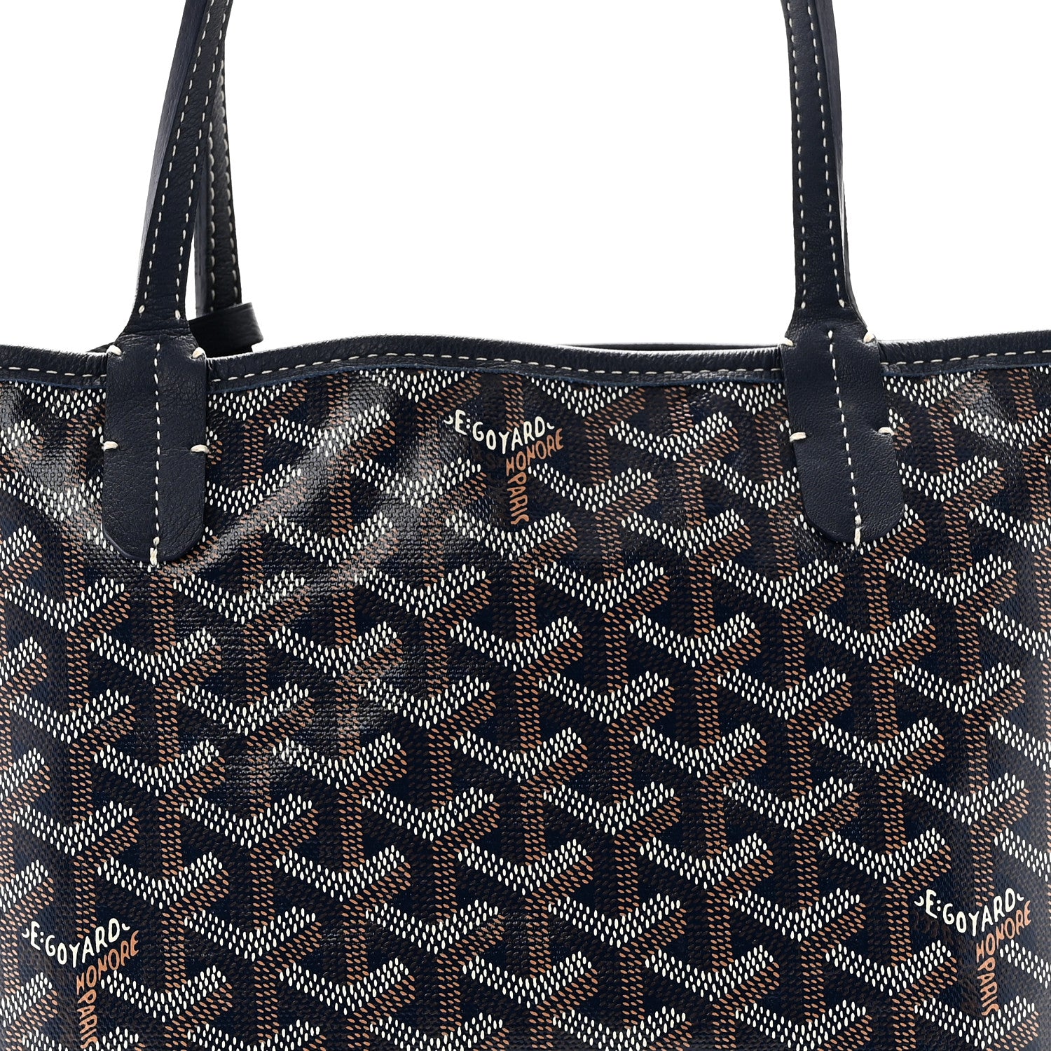 Goyard Goyardine Reversible Mini Anjou Navy 12 of 17
