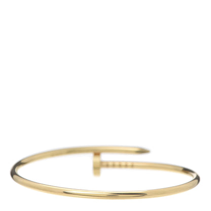 Cartier 18K Yellow Gold Small Juste Un Clou Bracelet 15 3 of 7