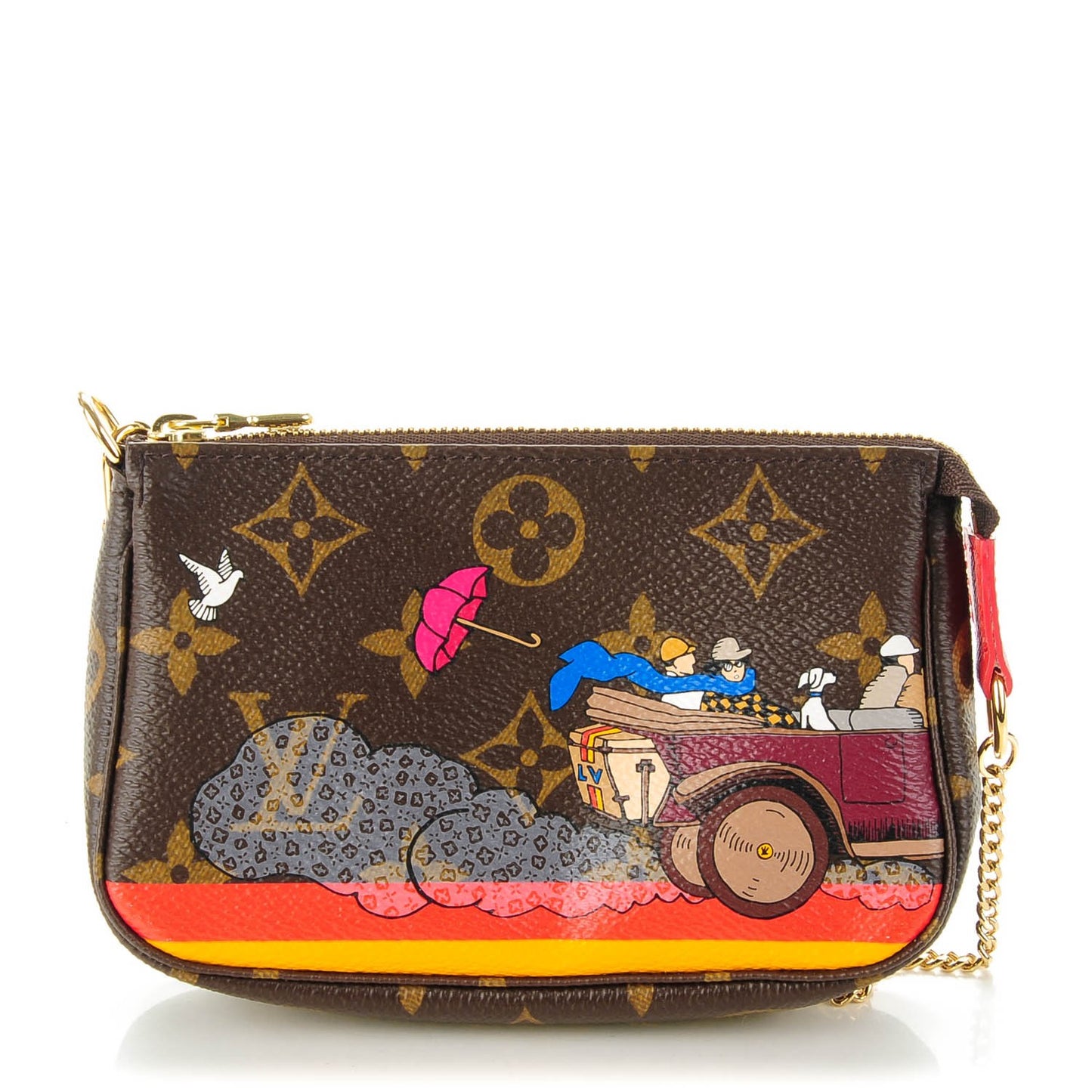 Monogram 2015 Christmas Animation Mini Pochette Accessories