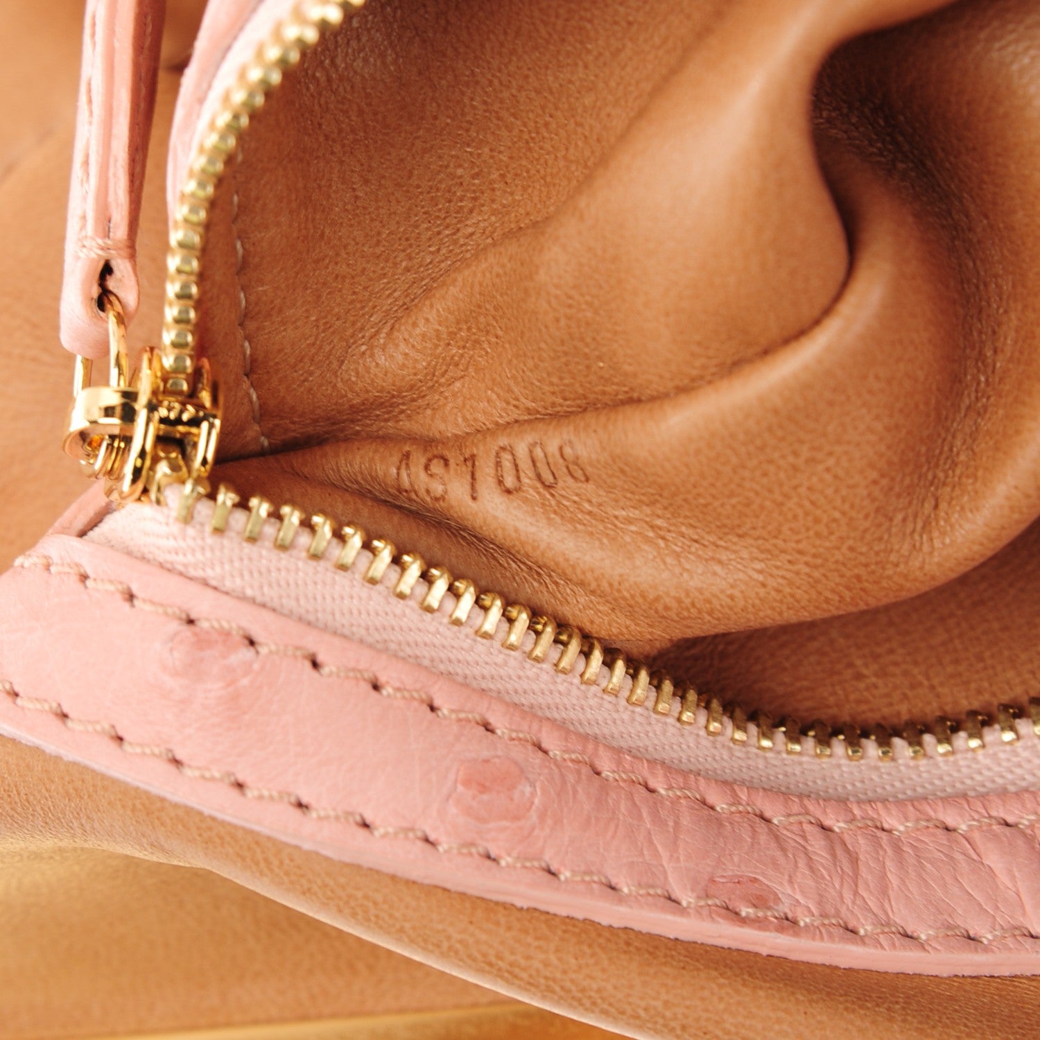 Louis Vuitton Ostrich Frame Speedy Pink 7 of 7