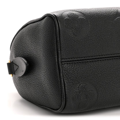 Louis Vuitton Empreinte Monogram Giant Speedy Bandouliere 20 Black 8 of 12
