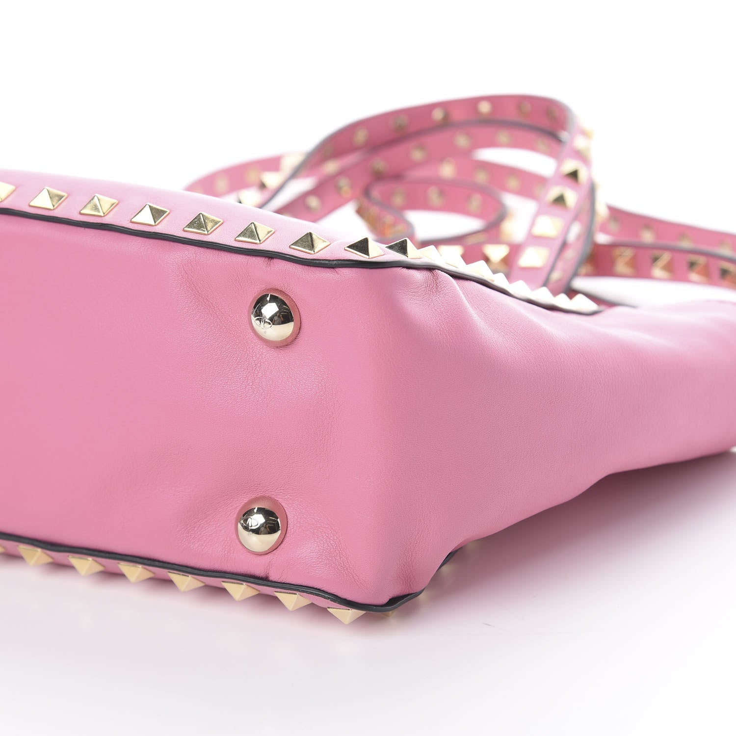 Valentino Garavani Vitello Mini Rockstud Tote Ninphea 6 of 8