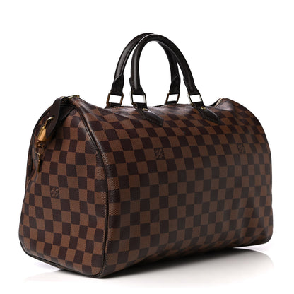 Louis Vuitton Damier Ebene Speedy 35 3 of 13