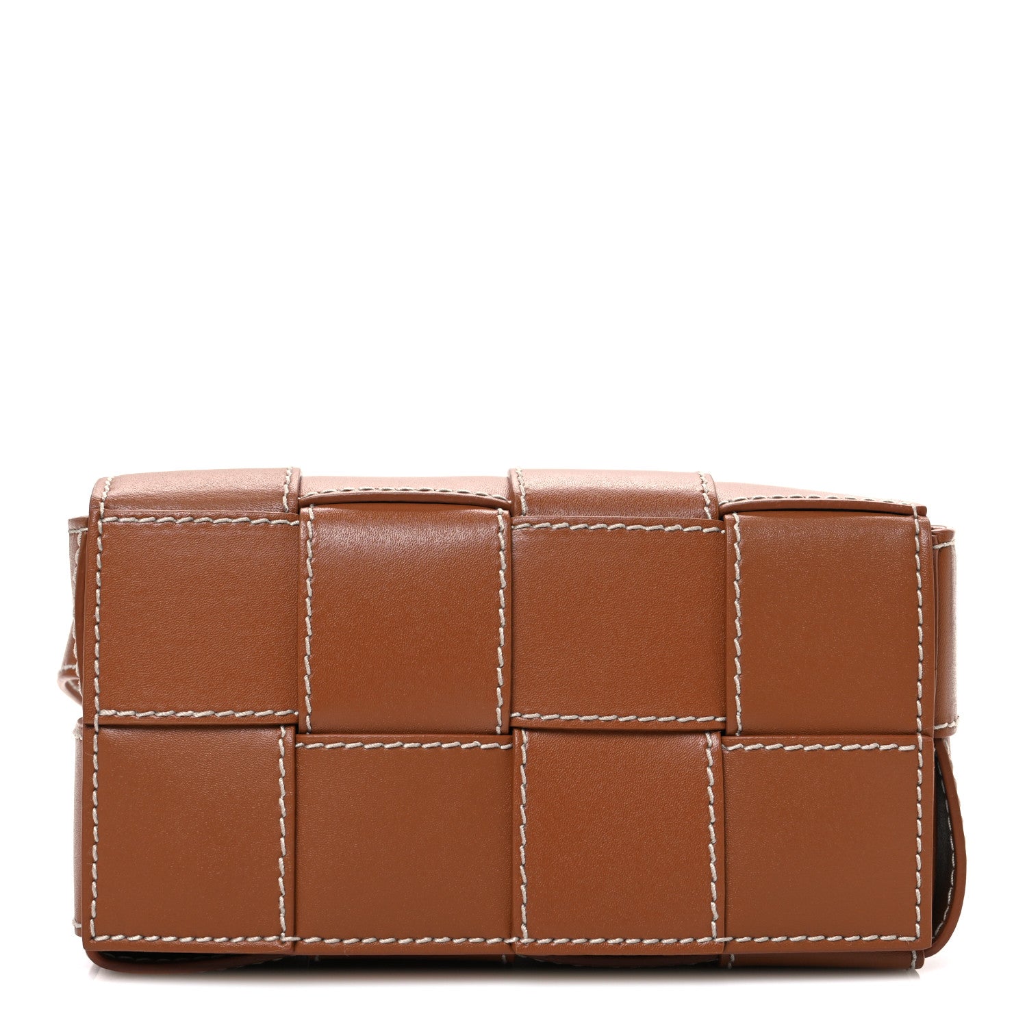 Bottega Veneta Calfskin Maxi Intreccio Mini Cassette Belt Bag Wood 1 of 11
