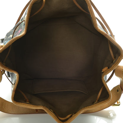 Louis Vuitton Monogram Multicolor Petit Noe Black 6 of 7