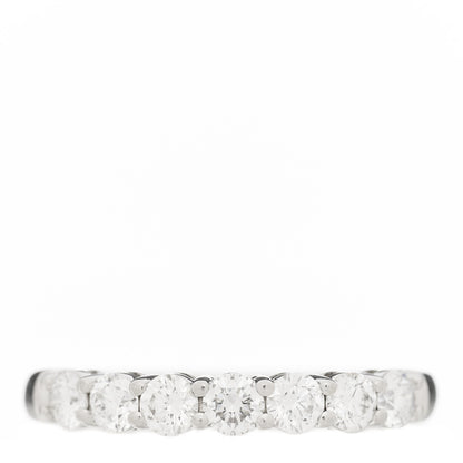 Tiffany Platinum Diamond 3mm Embrace Half Circle Band Ring 49 5 1 of 5