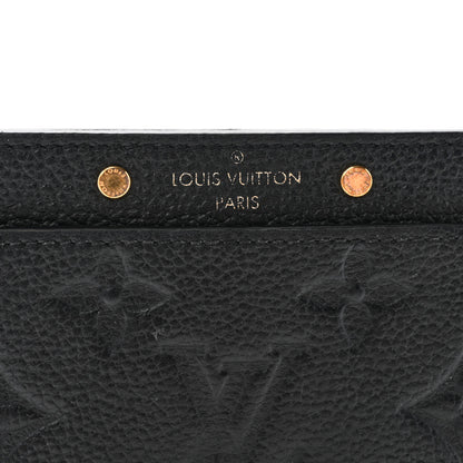 Louis Vuitton Empreinte Card Holder Black 6 of 10