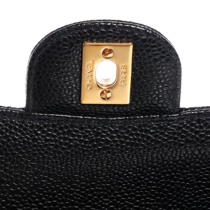 Chanel Caviar Quilted Medium Double Flap Black 5 of 8