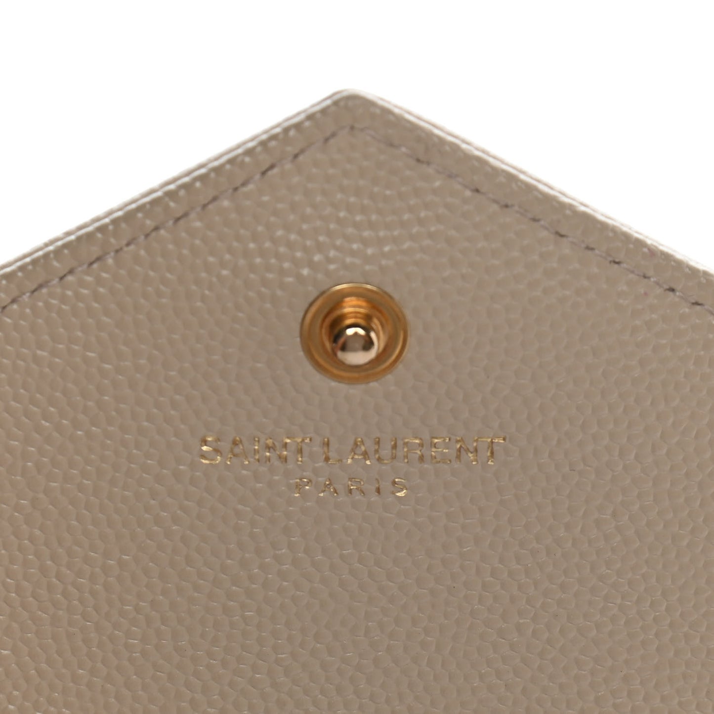 Grain De Poudre Matelasse Chevron Monogram Chain Wallet Nude Powder