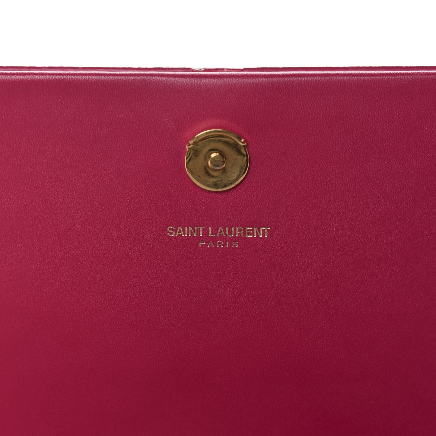 Smooth Calfskin Medium Classic Monogram Kate Tassel Satchel Fuchsia
