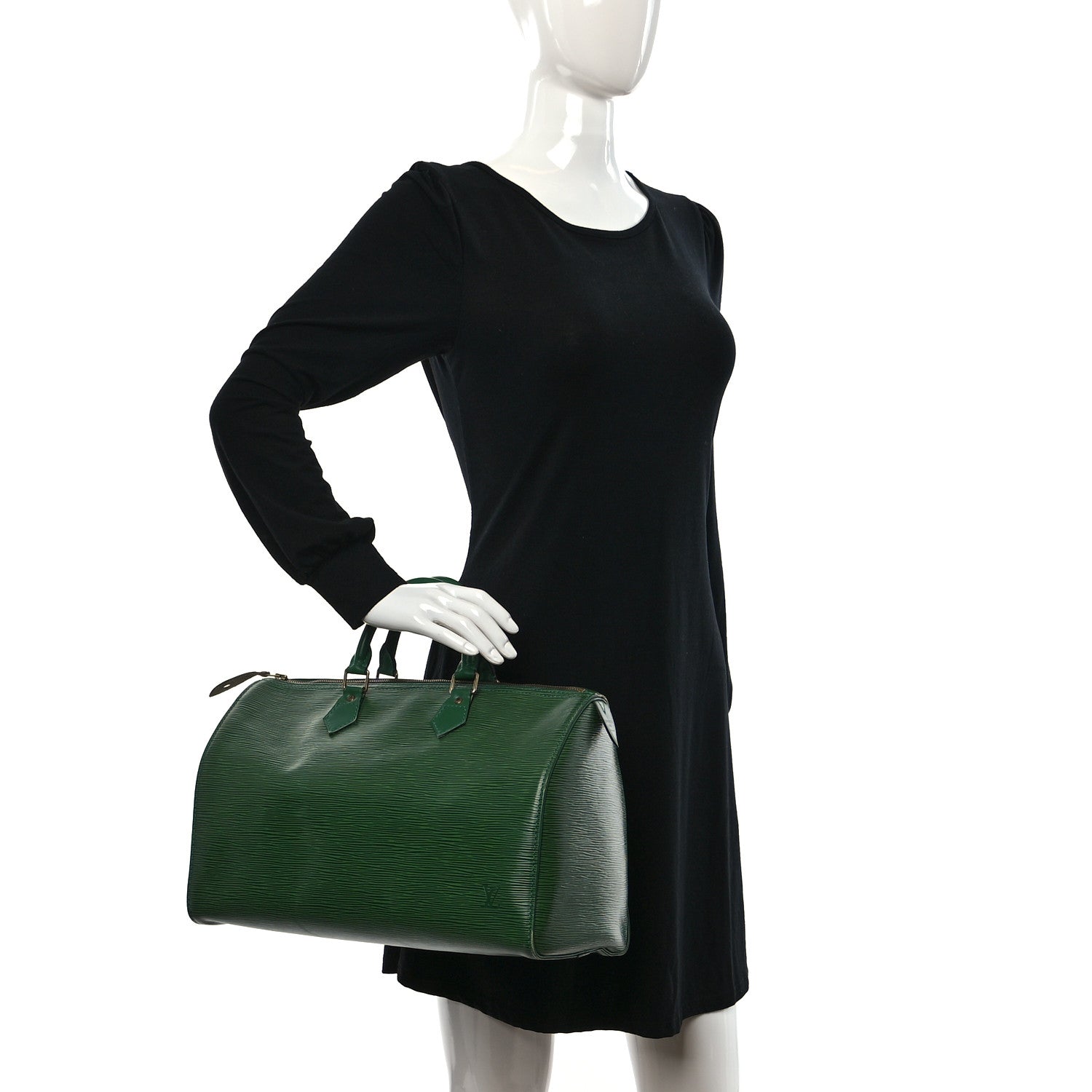 Louis Vuitton Epi Speedy 35 Borneo 2 of 8
