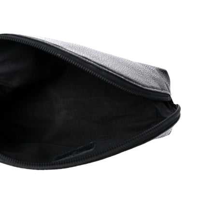 Chanel Caviar Timeless CC Cosmetic Pouch Bag Black 5 of 10