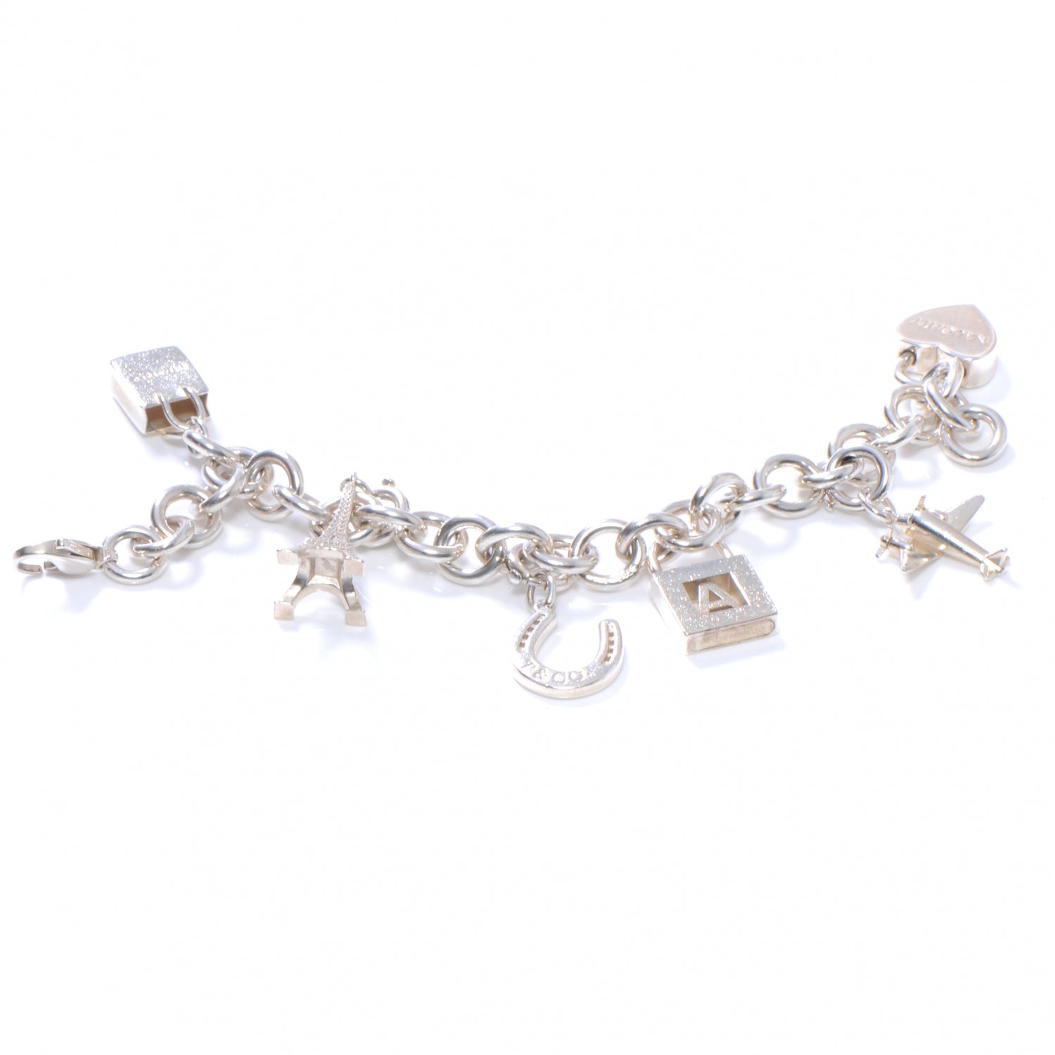 Tiffany Sterling Silver Charm Bracelet 1 of 4