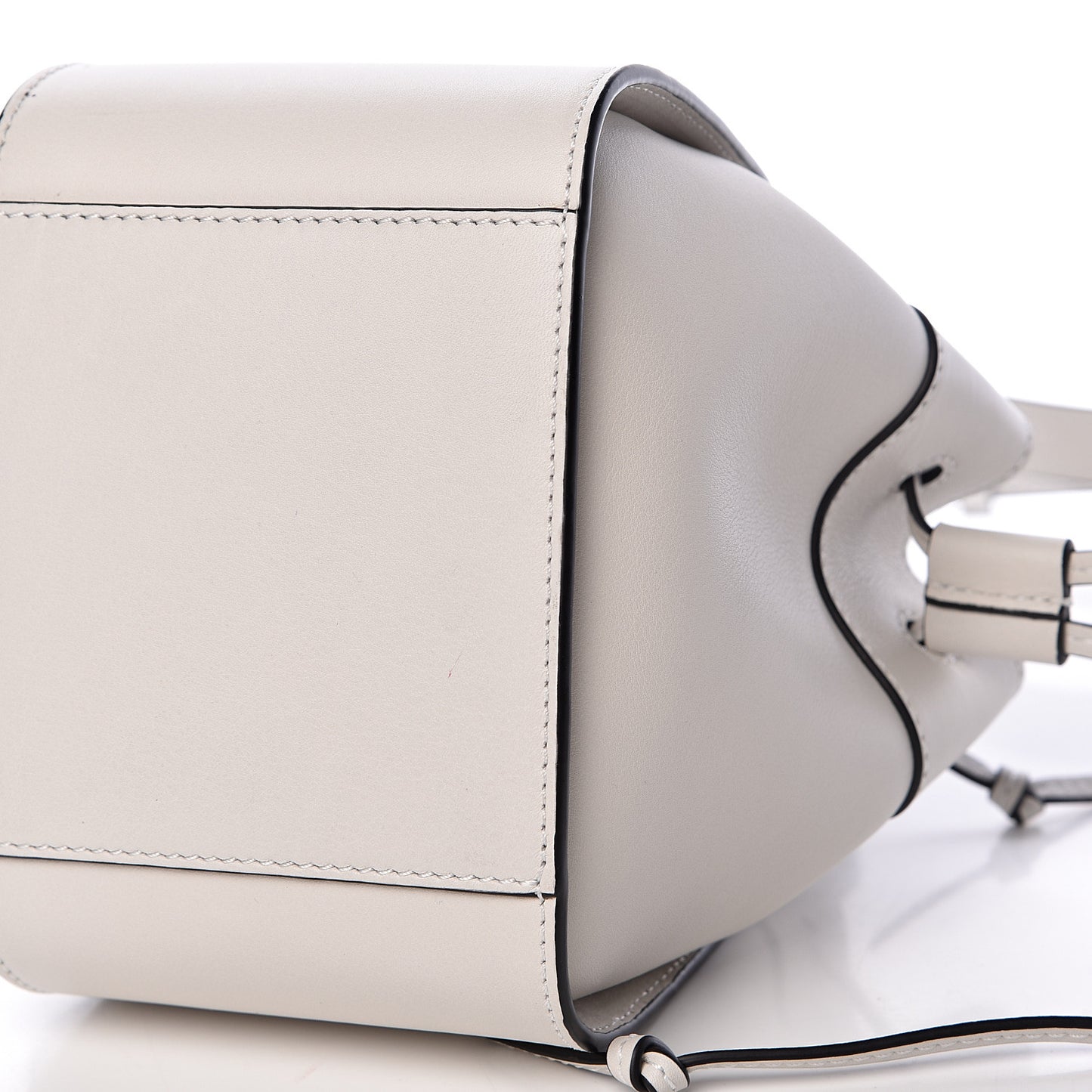 Calfskin Mini Hammock Shoulder Bag Soft White