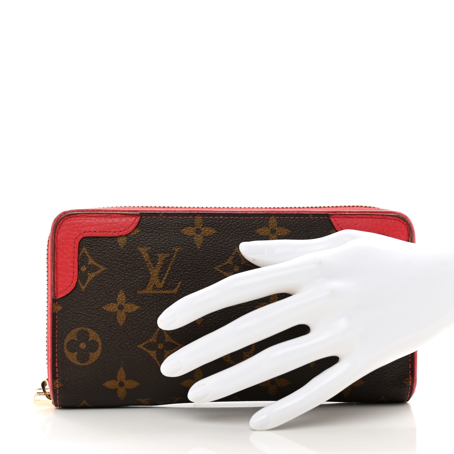 Monogram Retiro Zippy Wallet Cherry