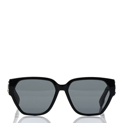 Christian Dior Acetate Square DiorID1 Sunglasses Black 2 of 6