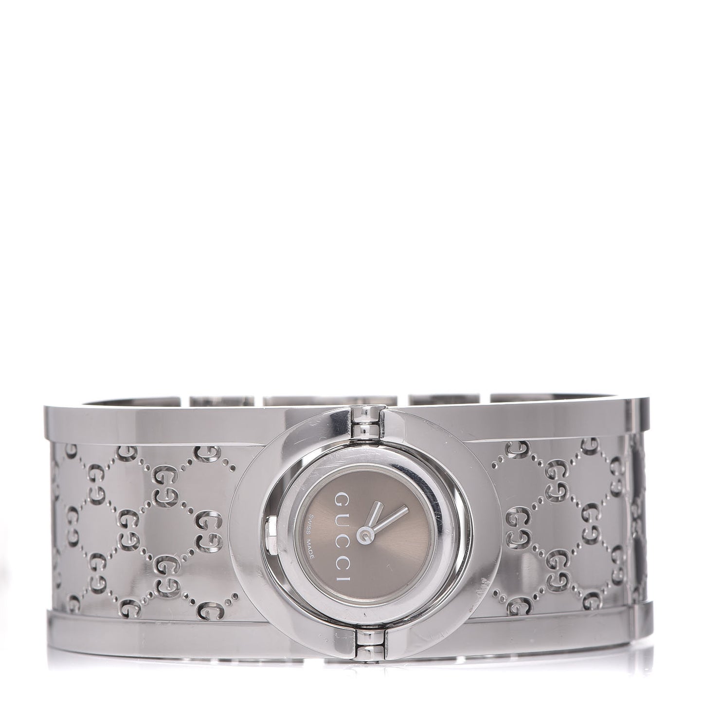Stainless Steel 23mm Twirl Quartz Watch Brown