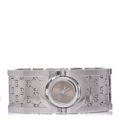 Gucci Stainless Steel 23mm Twirl Quartz Watch Brown 3 of 5