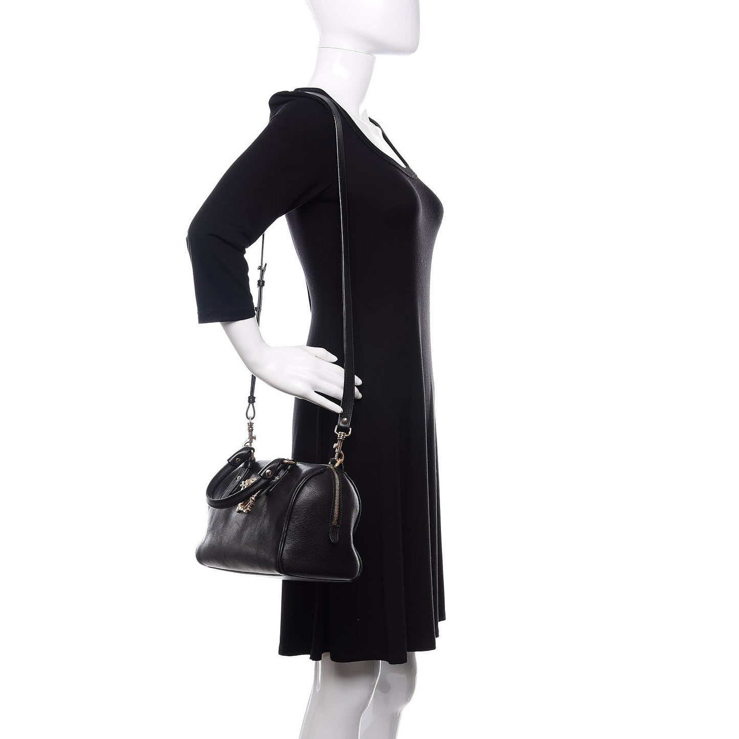 Nappa Palazzo Bowler Black