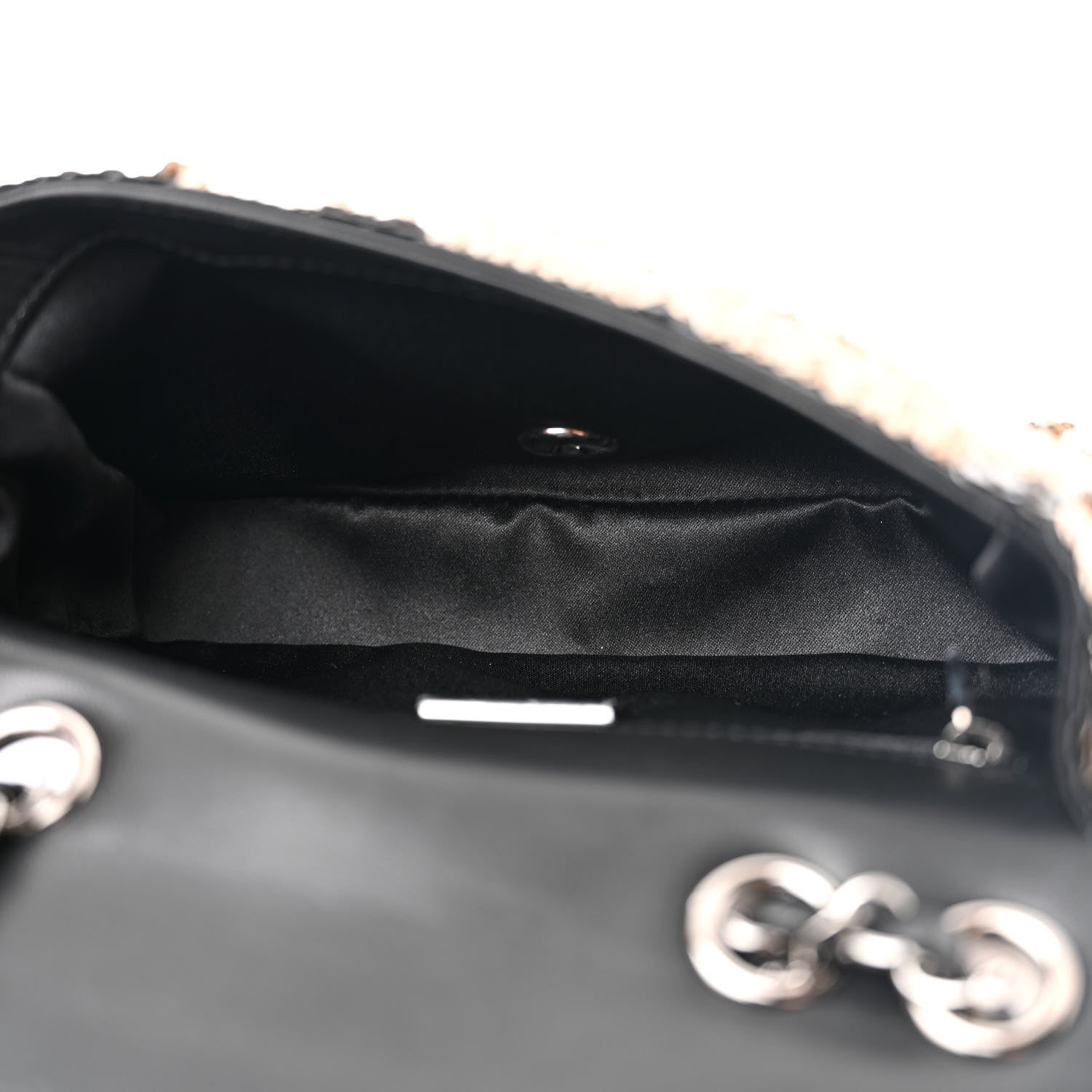 Chanel Sequin Classic Mini Flap Black Gold 5 of 10