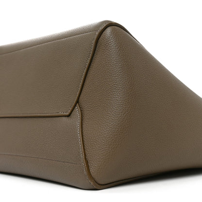Celine Soft Grained Calfskin Sangle Bucket Bag Taupe 9 of 9