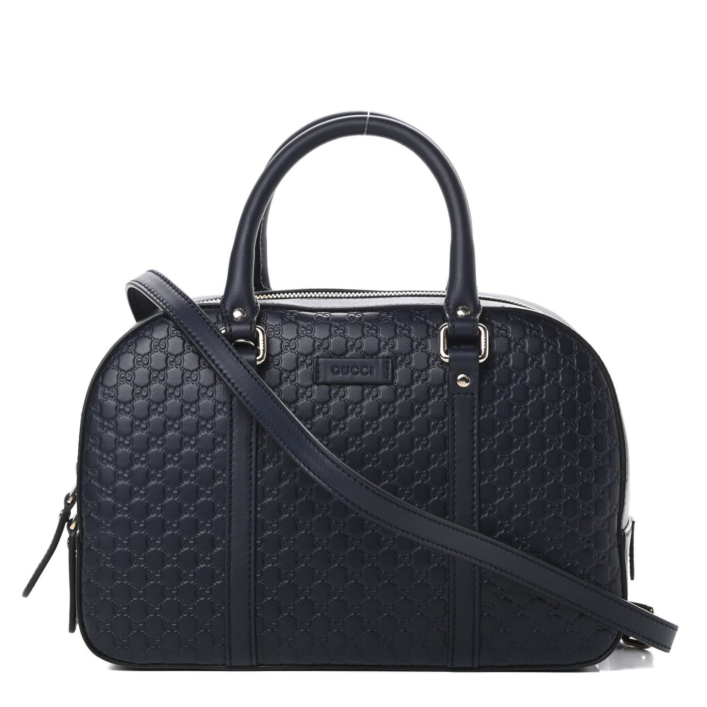 Microguccissima Medium Crossbody Bag Blue