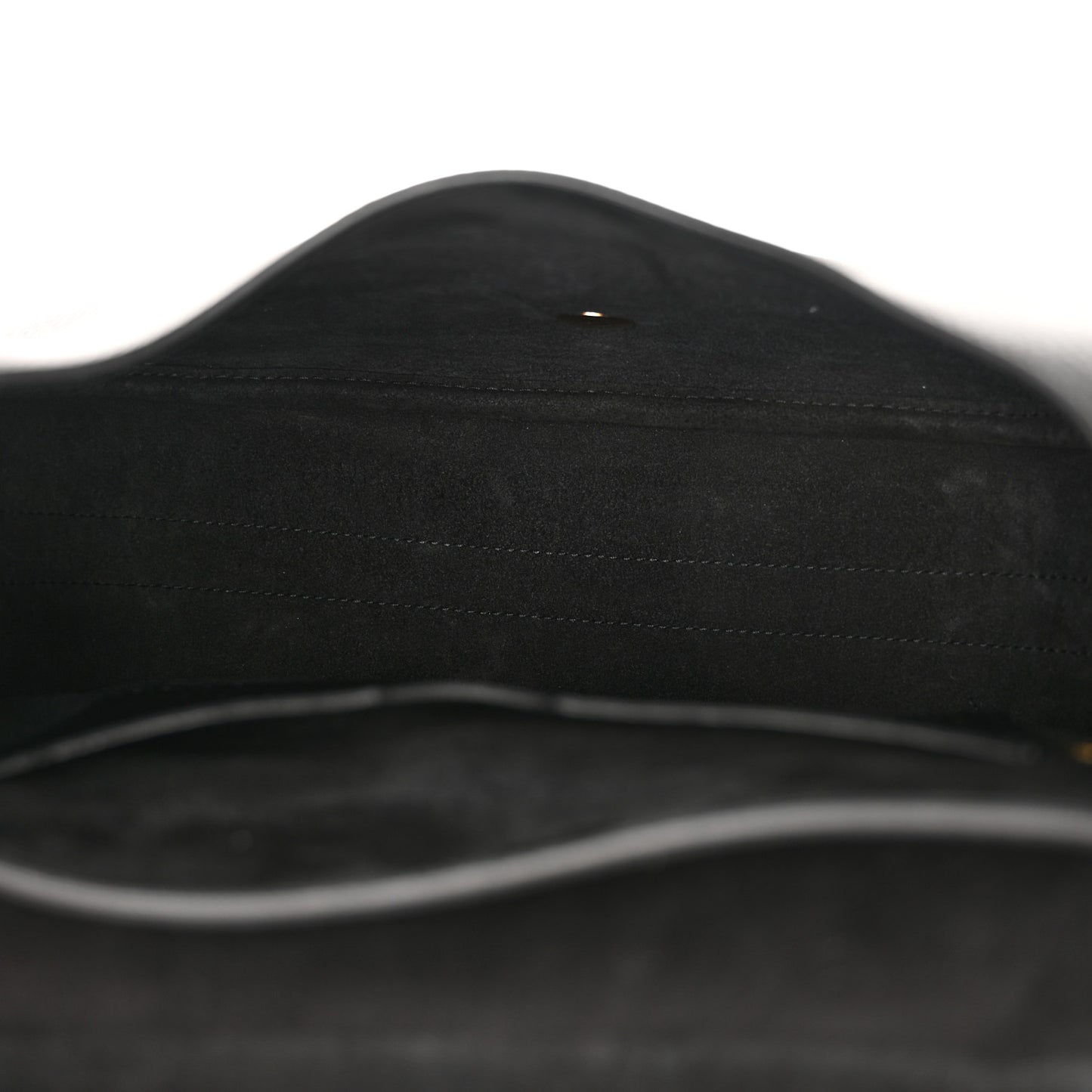Grained Calfskin Large Bobby Flap Black