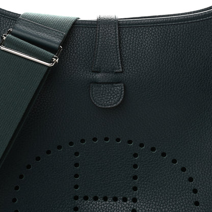 Hermes Taurillon Clemence Evelyne III GM Vert Cypress 8 of 11