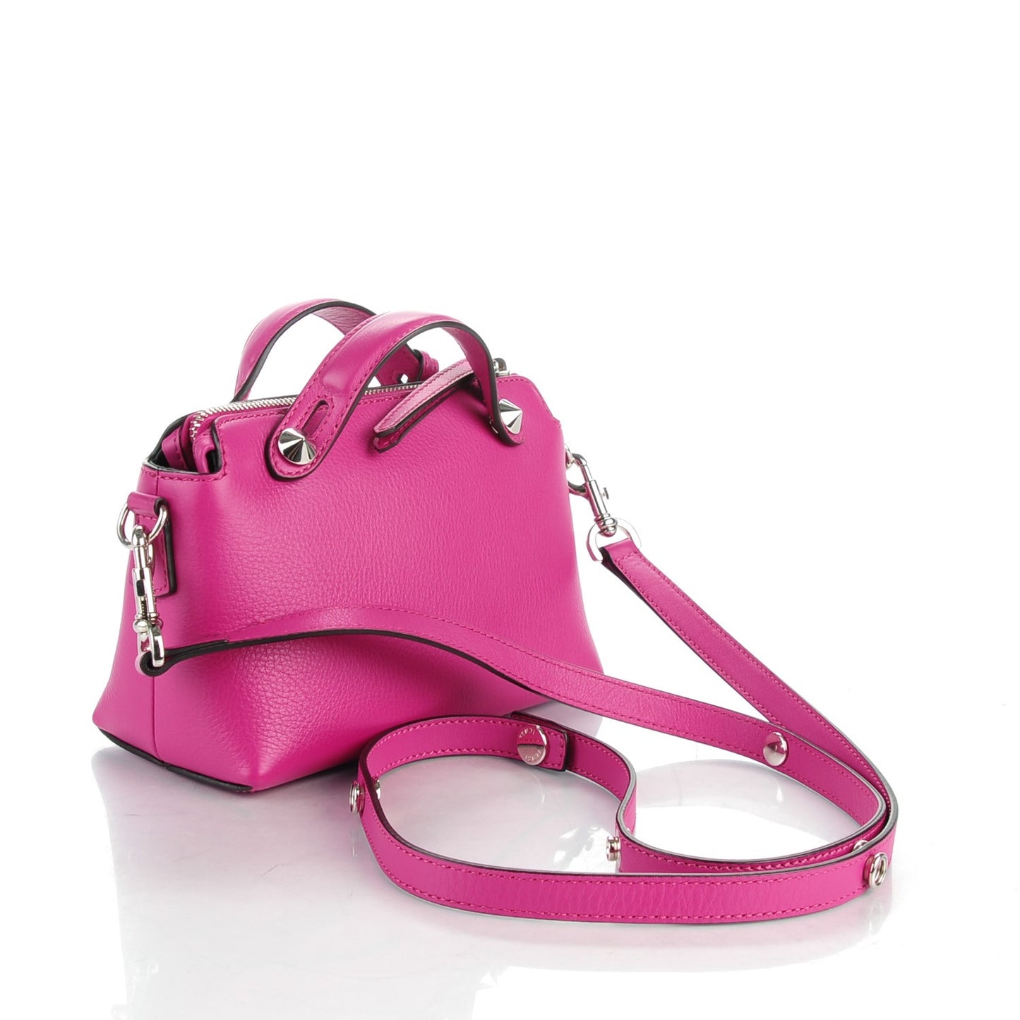 Vitello Dolce Mini By The Way Boston Bag Magenta