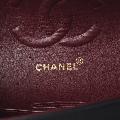 Chanel Lambskin Quilted Medium Double Flap Black 5 of 10