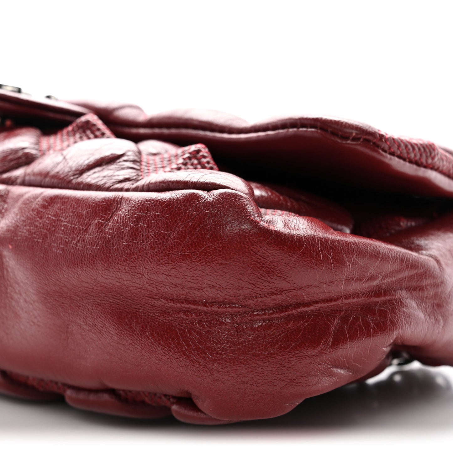 Lambskin Stravinsky Medium Flap Bordeaux