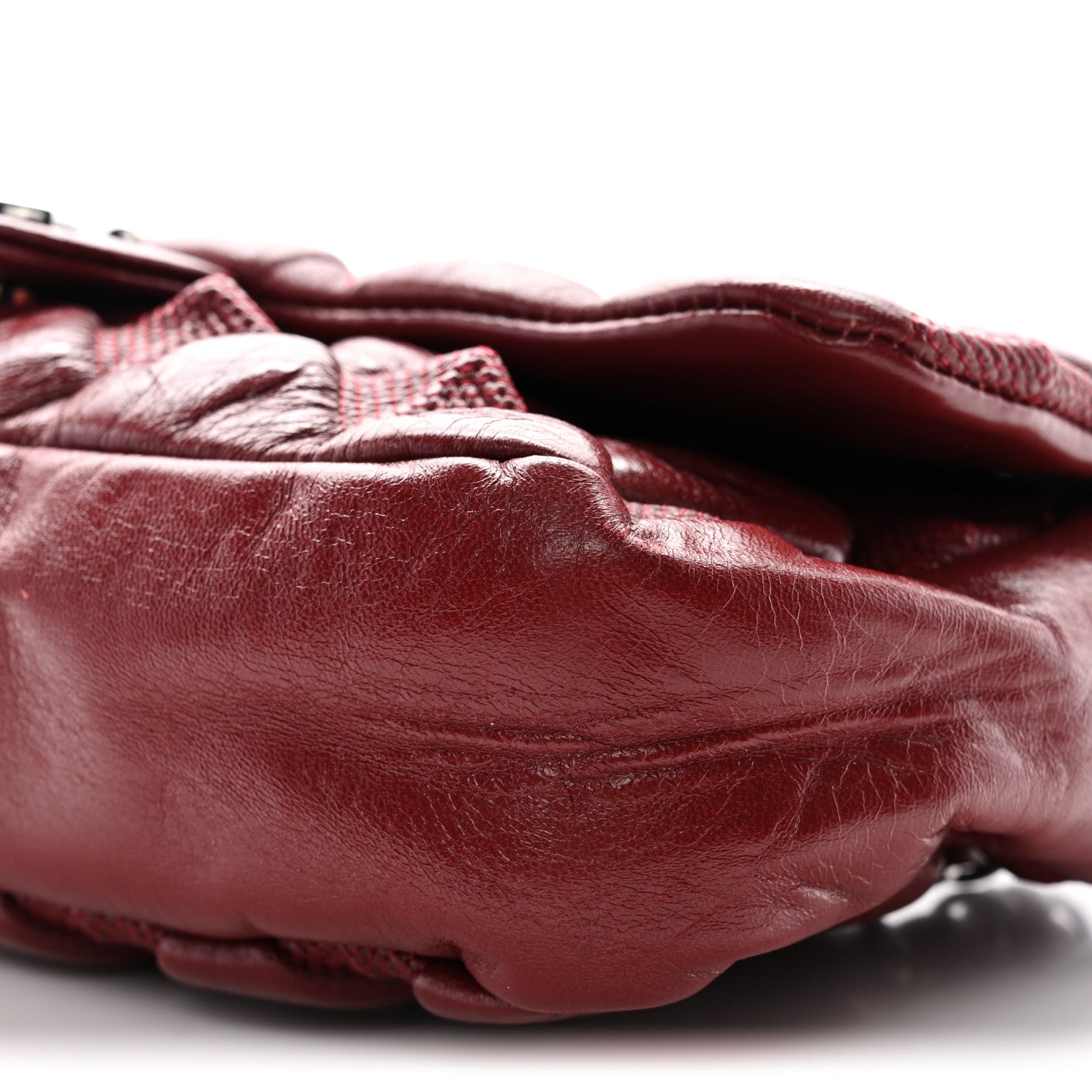 Chanel Lambskin Stravinsky Medium Flap Bordeaux 10 of 10