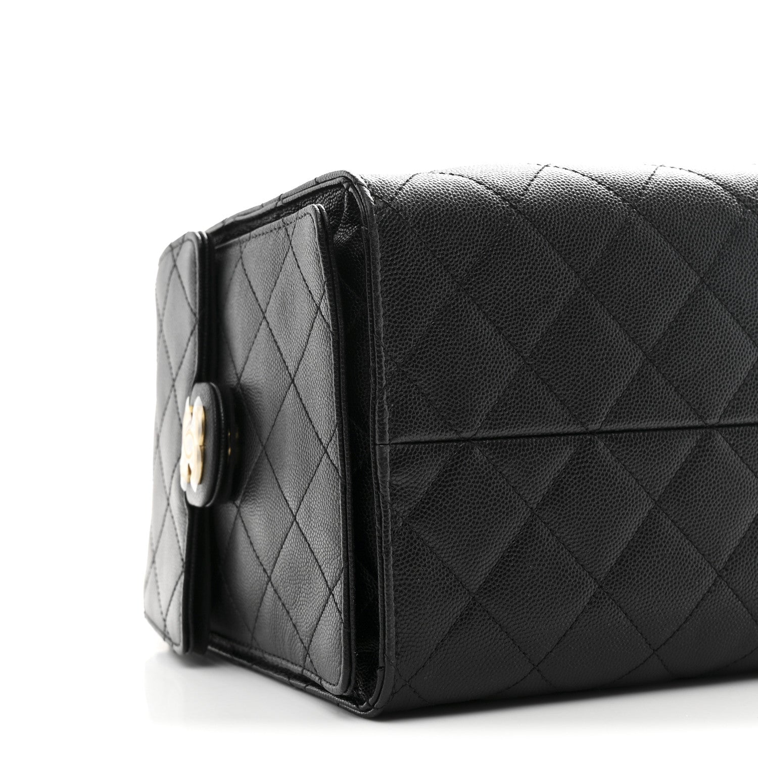 Chanel Caviar Quilted Medium Chanel 25 Handbag Black 11 of 12