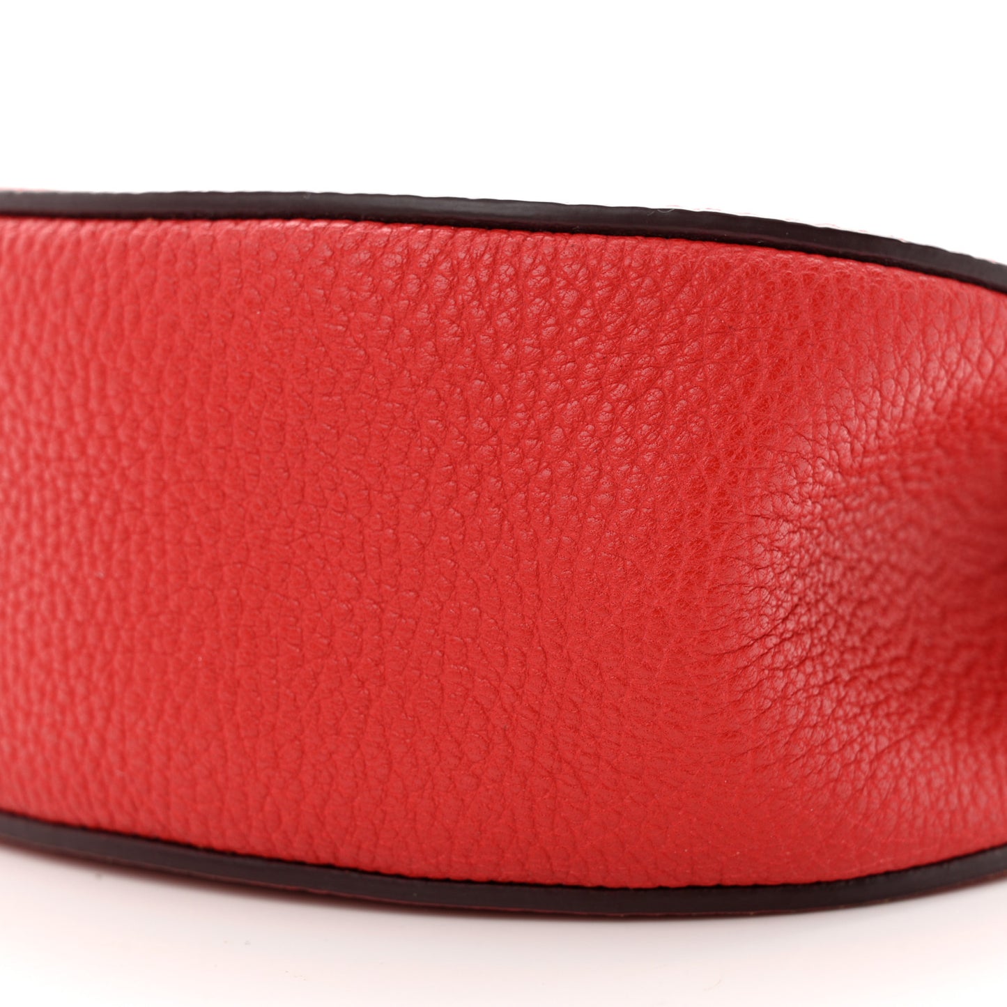 Goatskin Drew Shoulder Bag Red