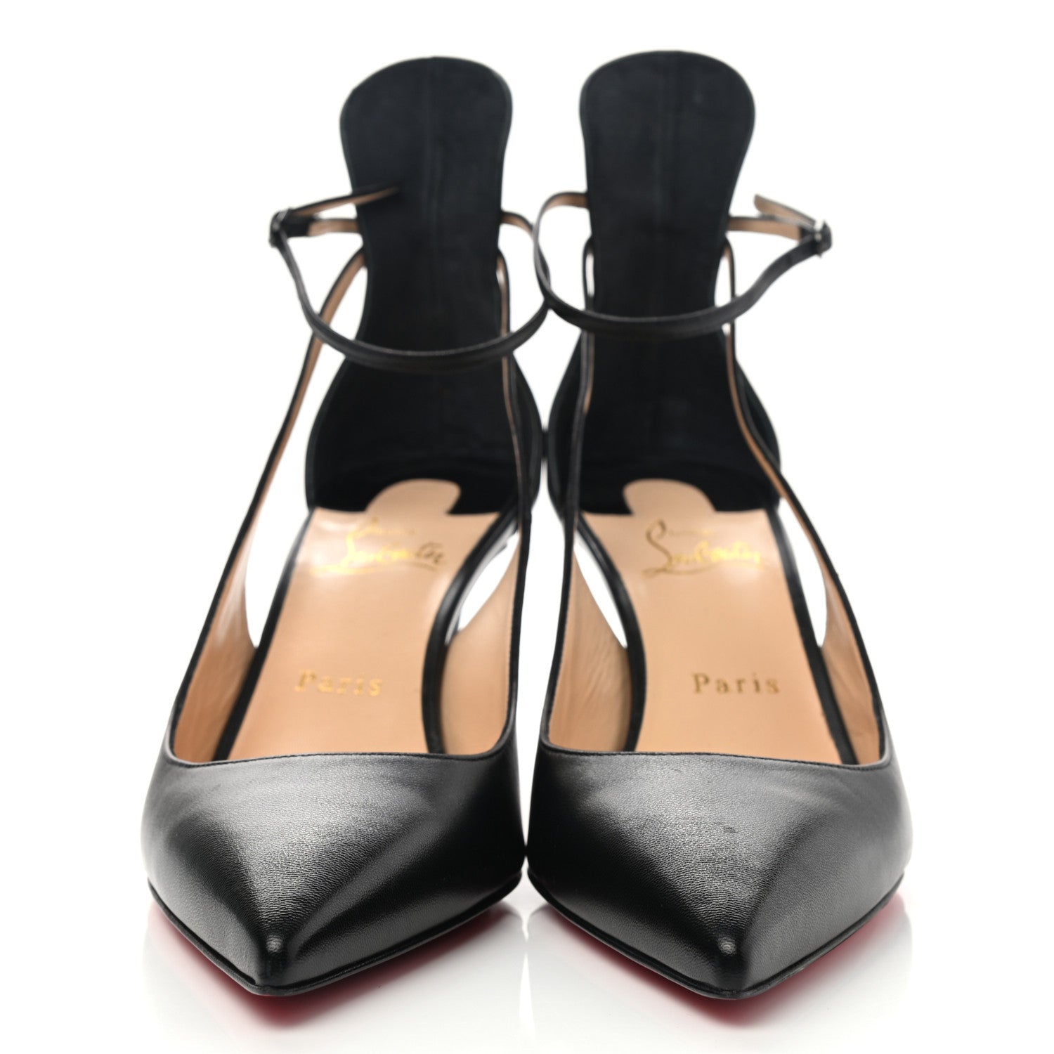 Christian Louboutin Kid Mascara 70 Pumps 39 Black 2 of 7