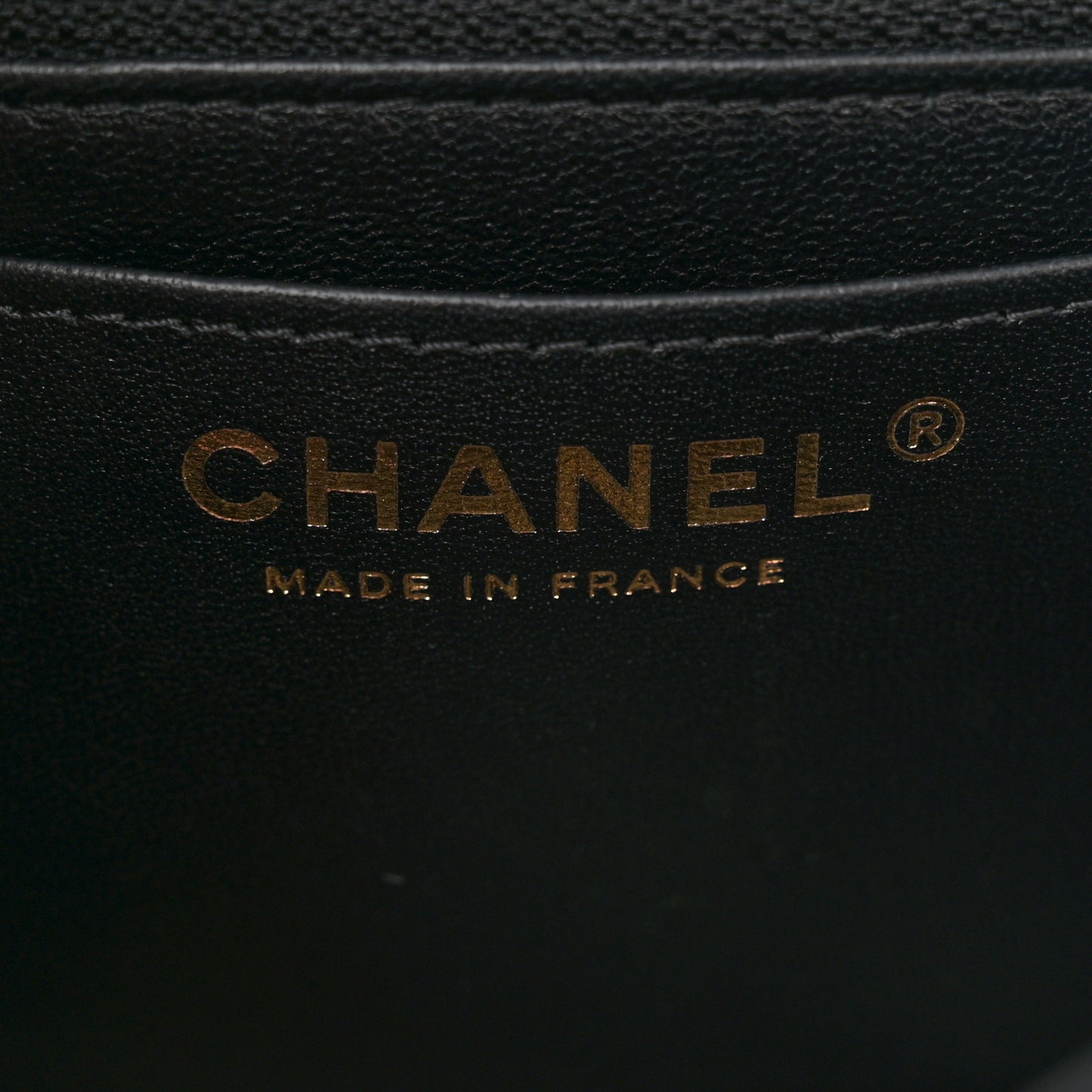 Lambskin Quilted Mini Rectangular Flap Black