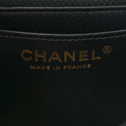 Chanel Lambskin Quilted Mini Rectangular Flap Black 6 of 10