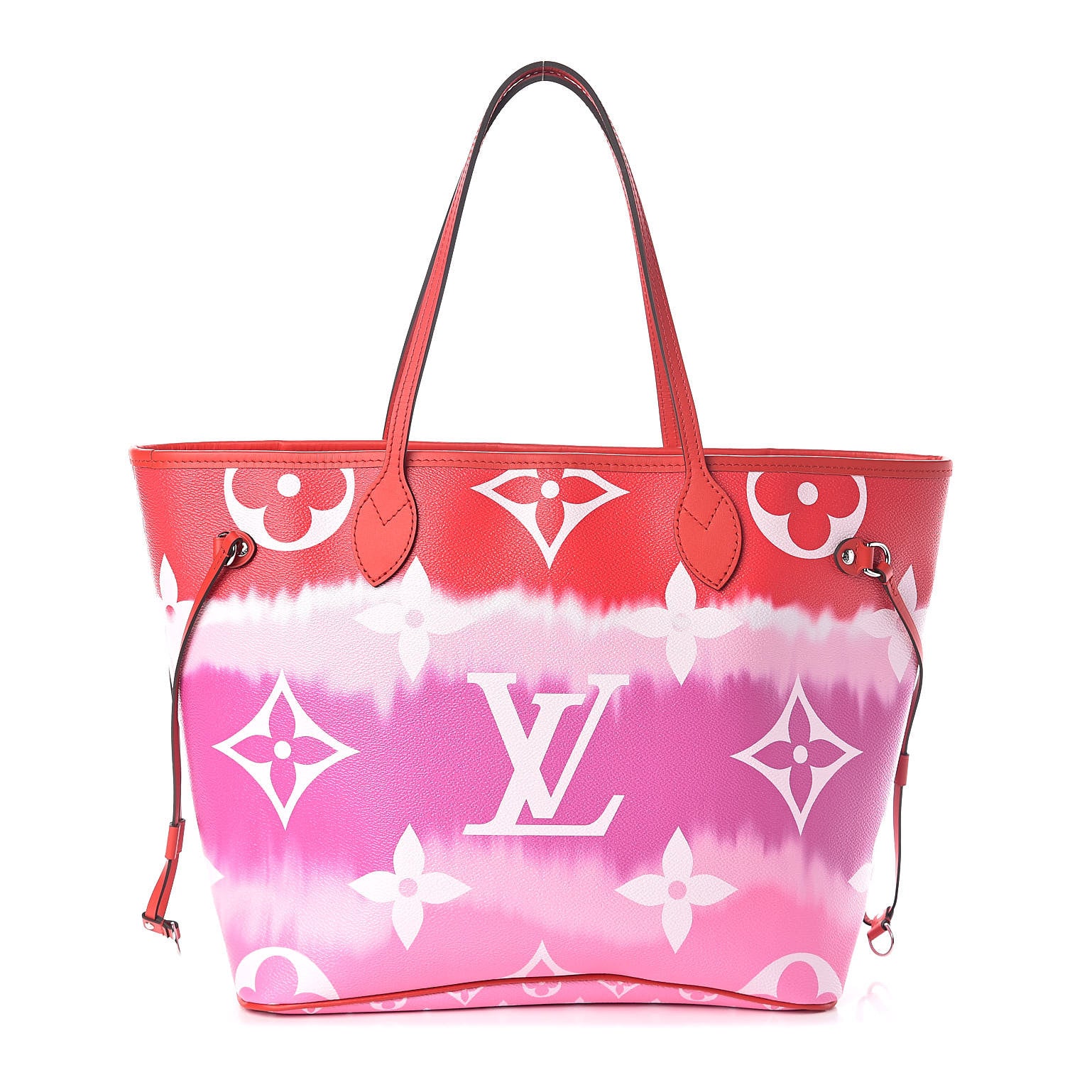 Louis Vuitton Monogram Escale Neverfull MM Rouge 1 of 10