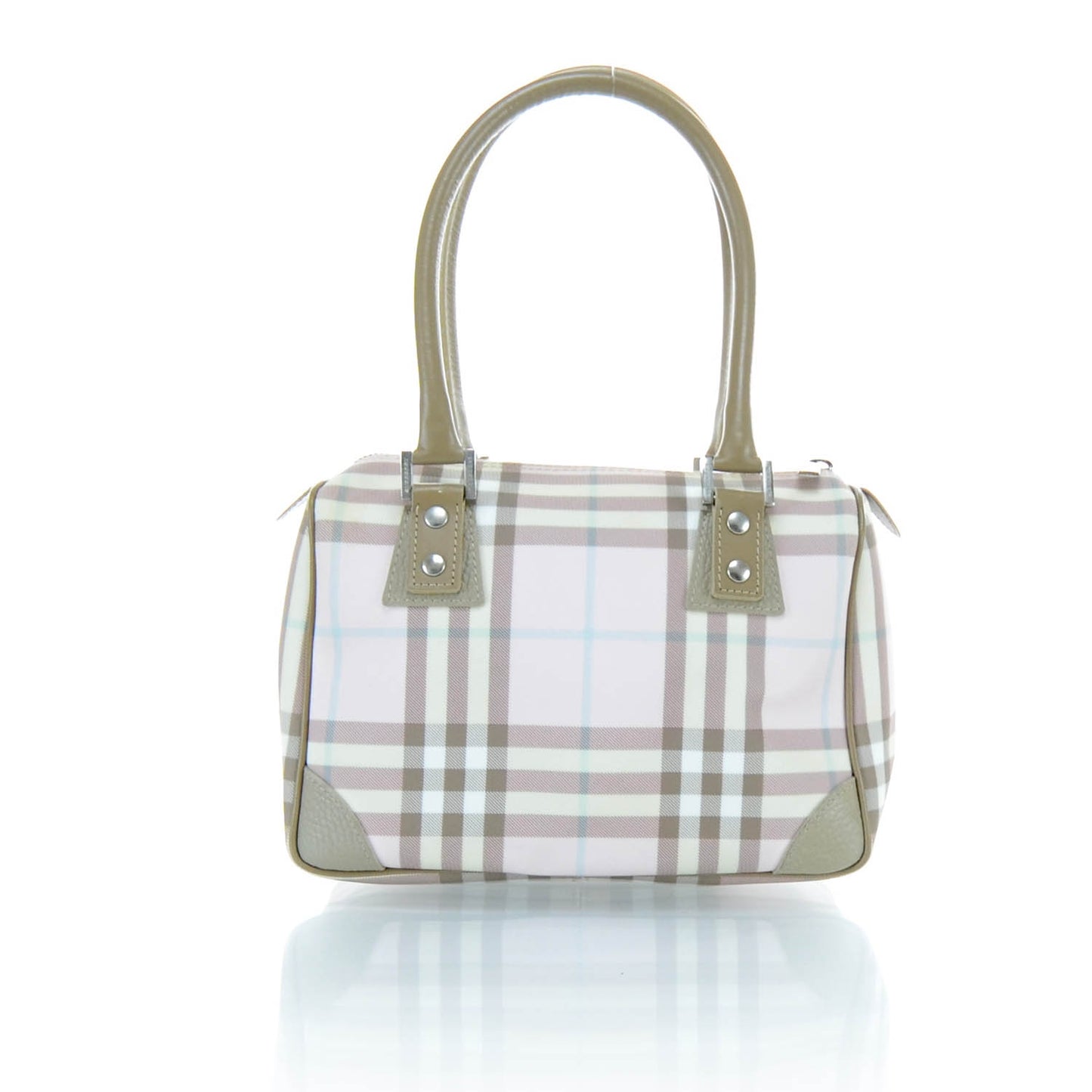 Candy Check Small Tote Pink