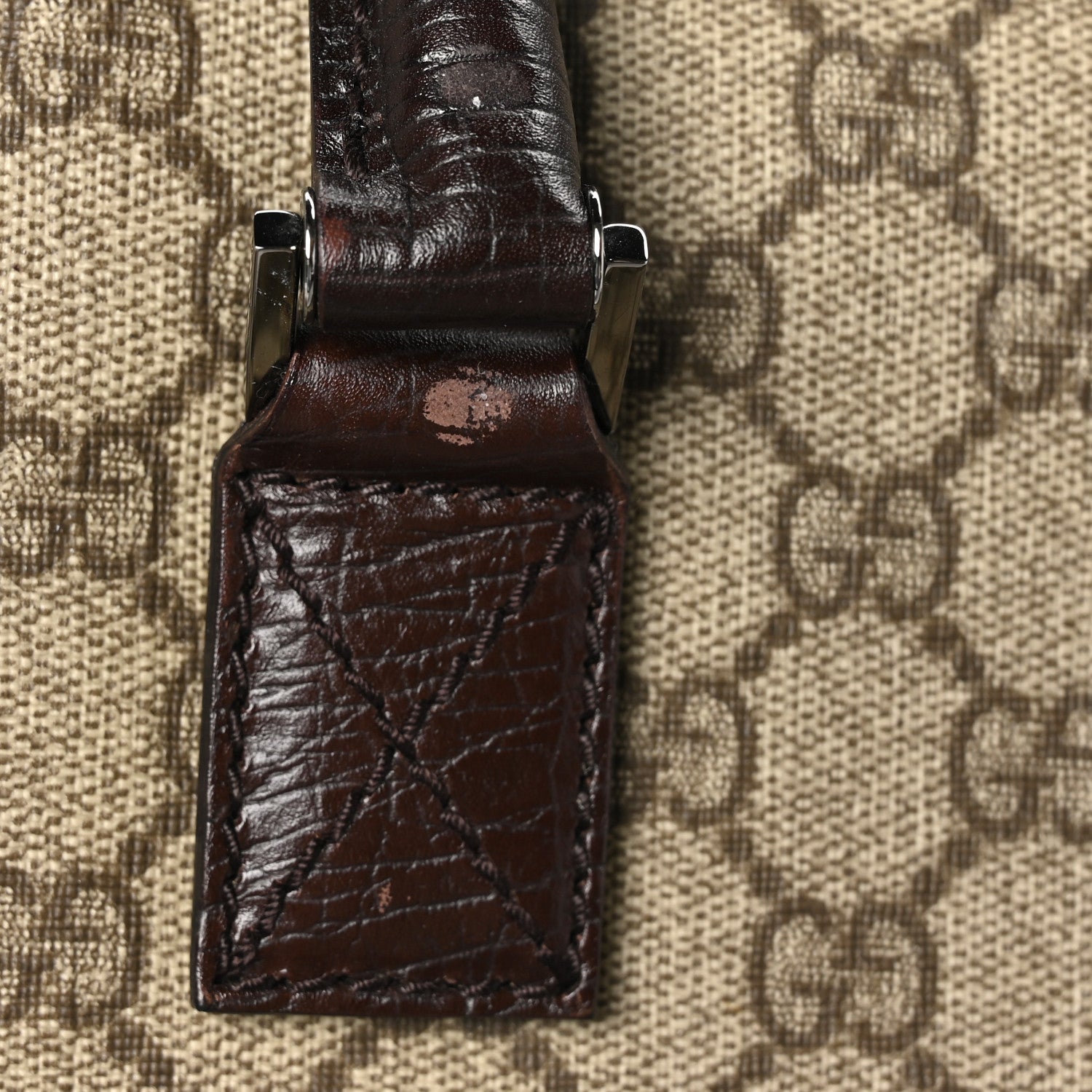 Gucci GG Plus Monogram Small Vertical Tote Dark Brown 11 of 11