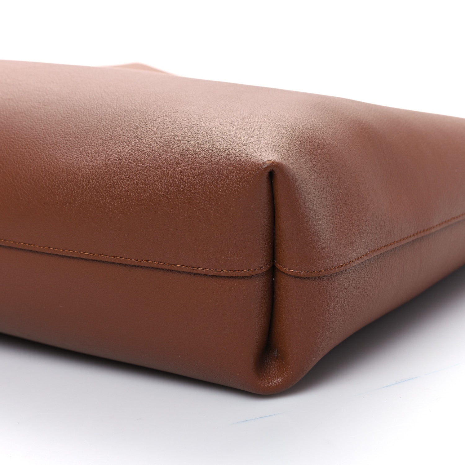 Saint Laurent Calfskin North-South Shopping Tote Brick 11 of 12