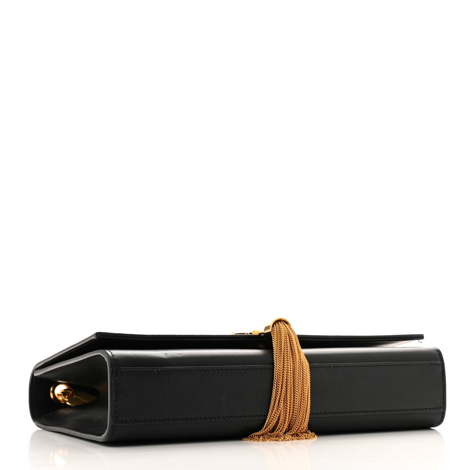 Saint Laurent Grain De Poudre Medium Classic Monogram Kate Tassel Satchel Black 4 of 10