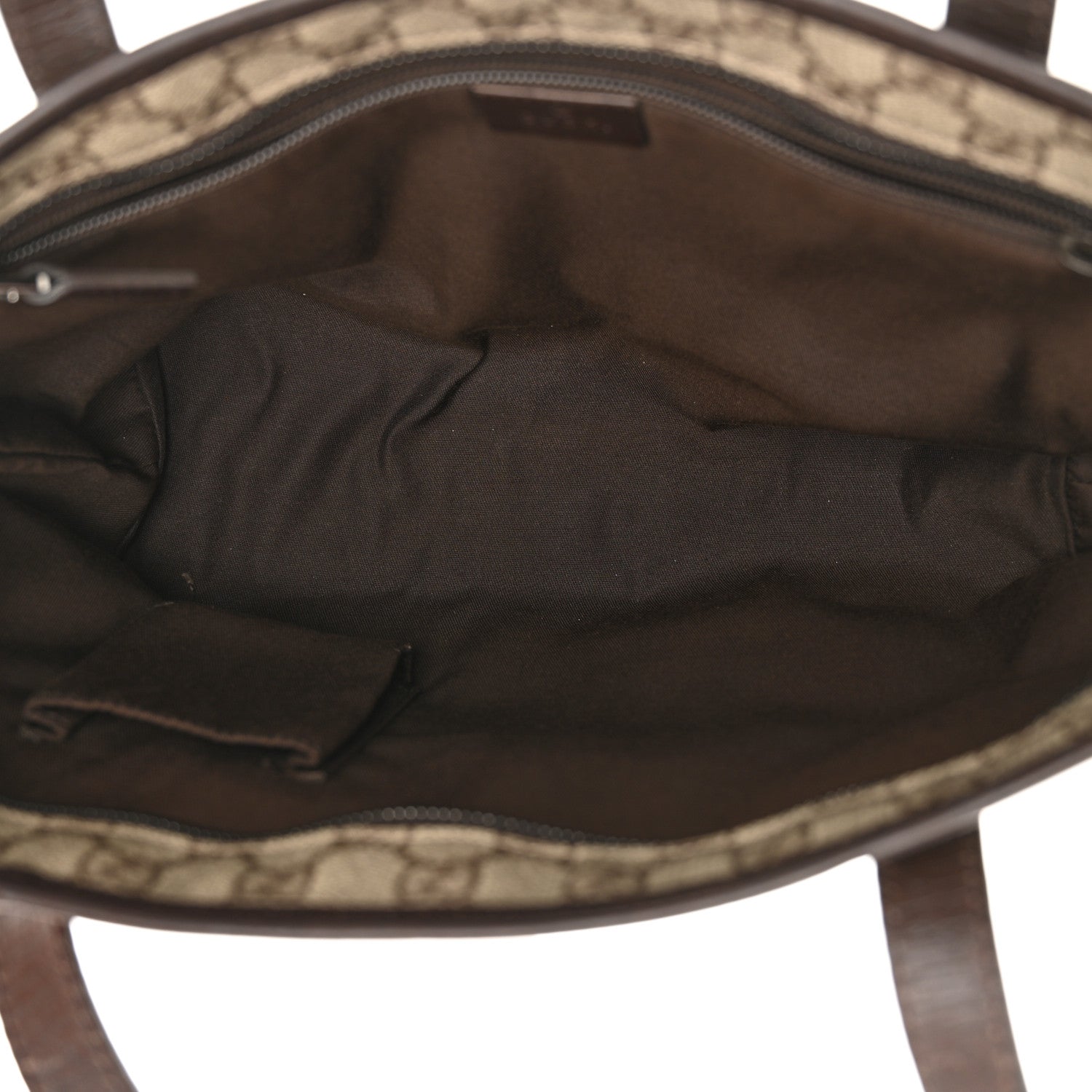 Gucci GG Supreme Monogram Small Joy Tote Dark Brown 5 of 13